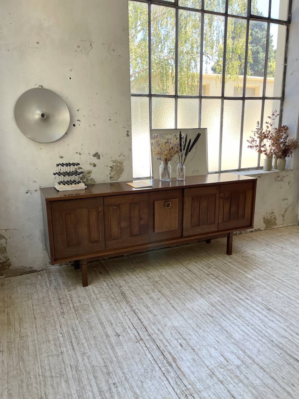 1950s modernist oak sideboard
