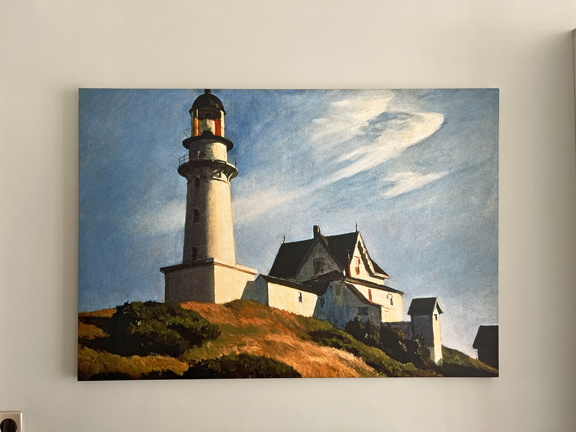 Tableau Hopper Muzeo Lighthouse at Two Lights