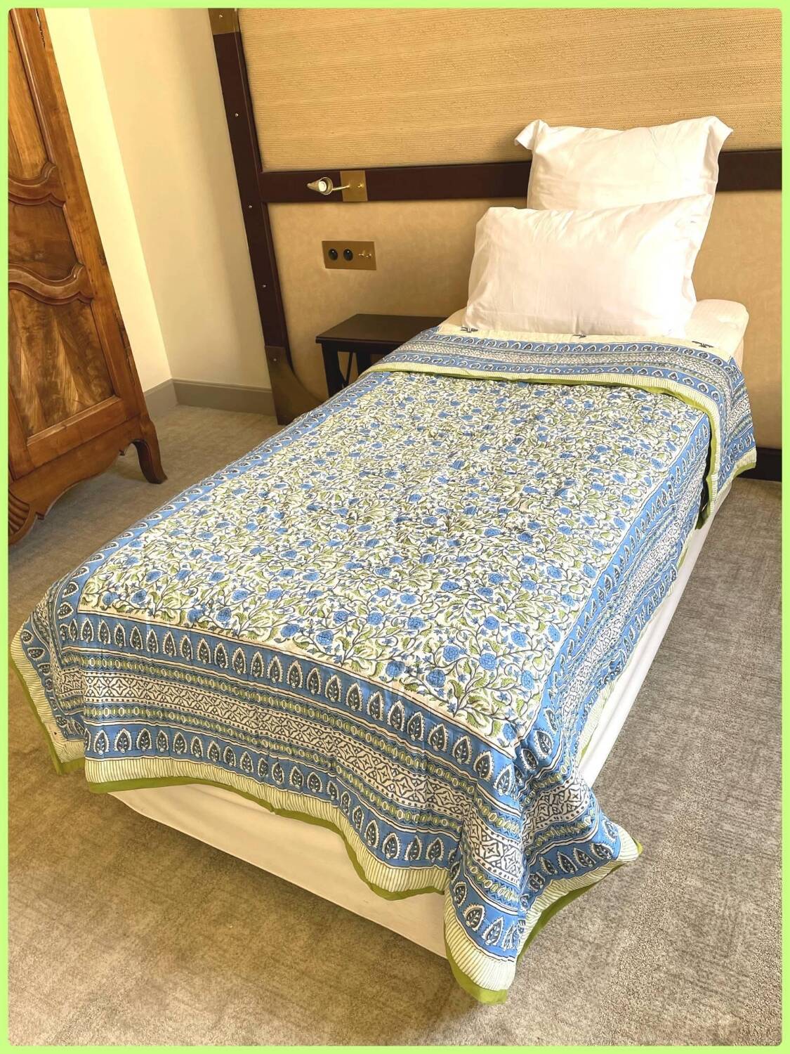 Reversible Quilt Handblock Print