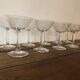 10 Silver crystal champagne glasses.