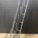 Vintage stainless steel vinyl door