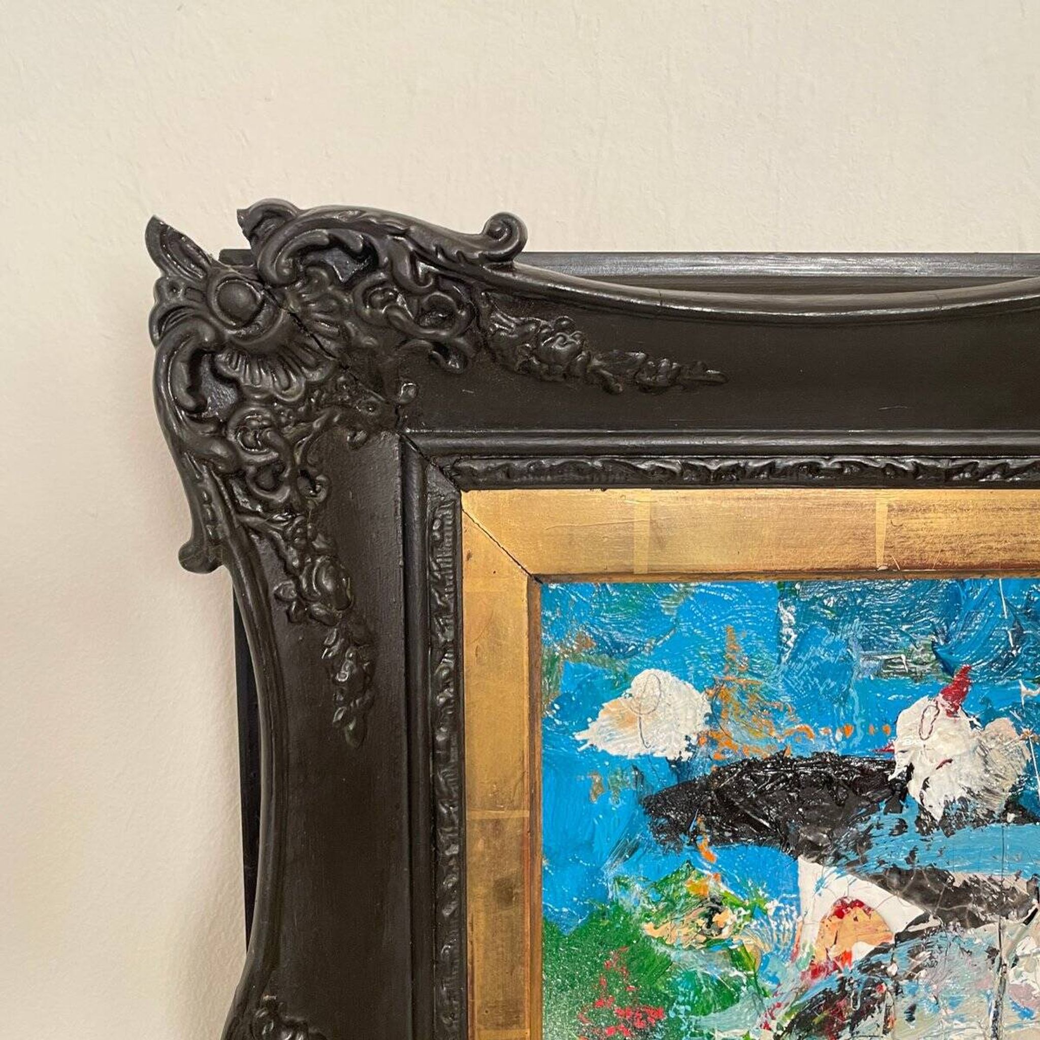 Felix Bachmann, Abstract Composition, Acrylic & Mixed Media on Board, 2022, Framed