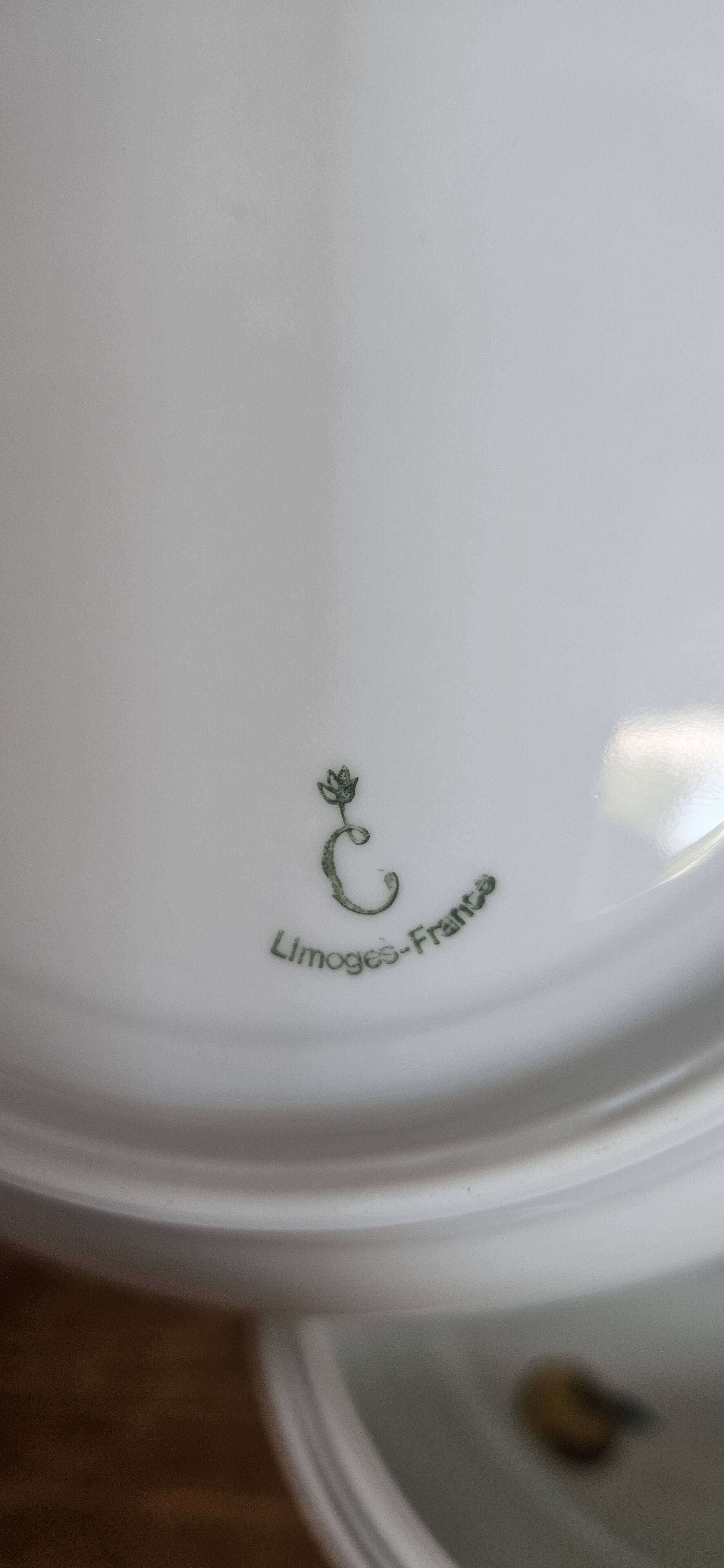 Beautiful deep plates Limoges porcelain