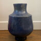 Blue Majolika ceramic vase