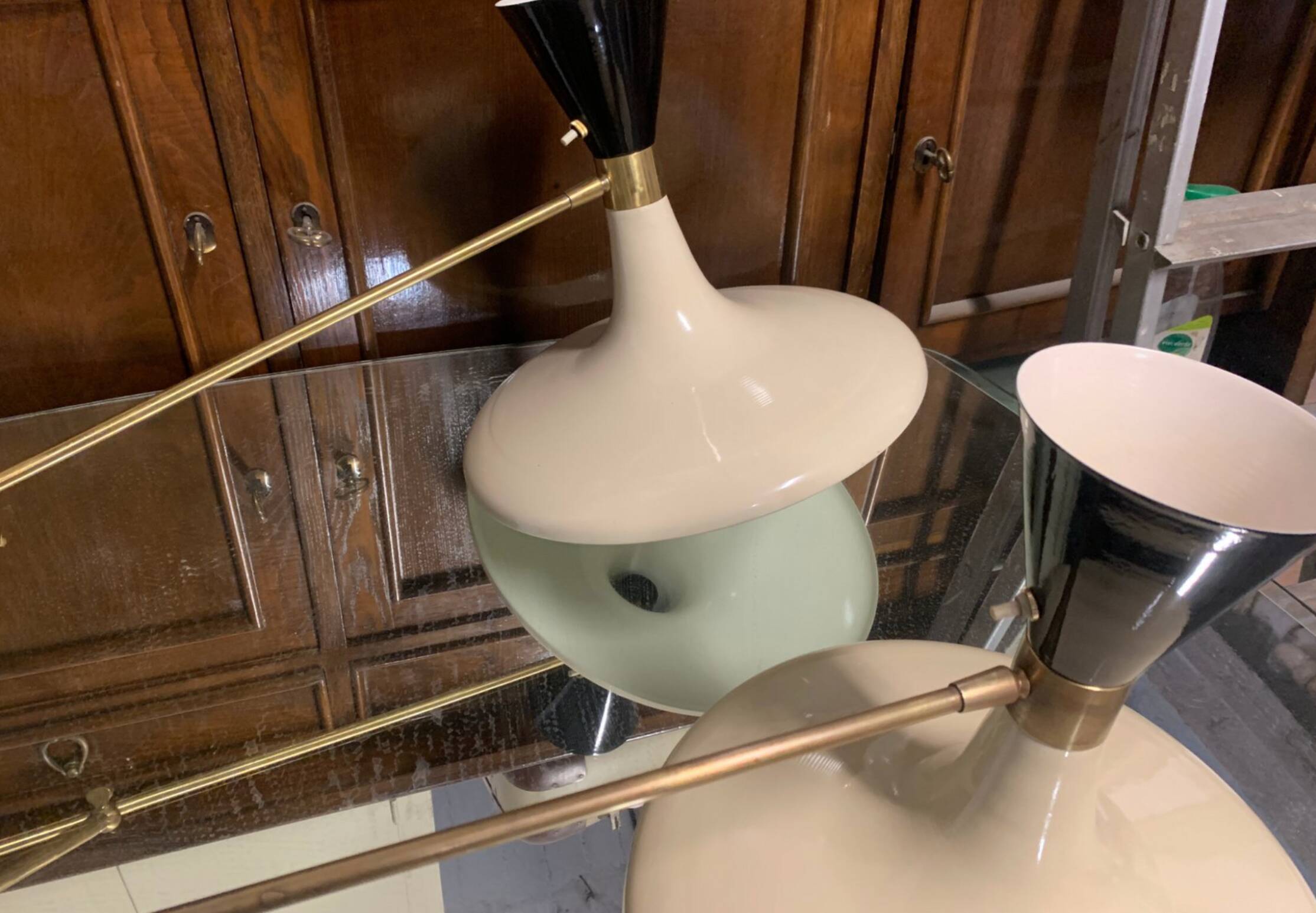 Lampada da parete vintage, anni '60