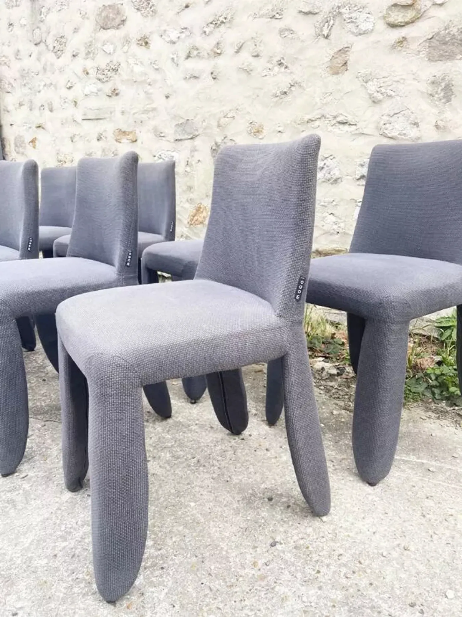 Set of 4 Monster design chairs – Marcel Wanders for Moooi