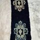 Moroccan Boujad rug black - 108 x 323 cm