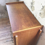 Vintage chest of drawers gilded oak