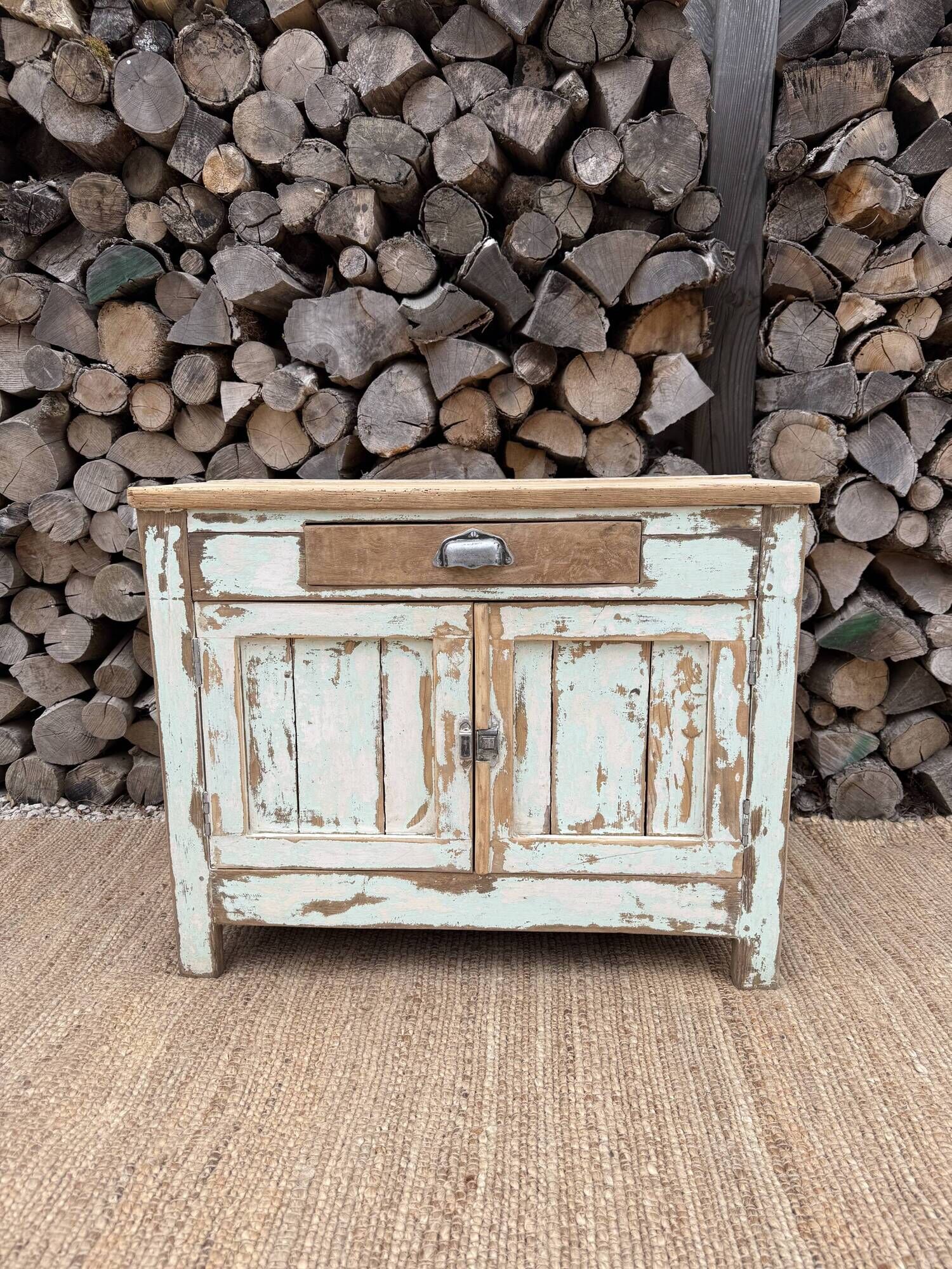 Meuble rangement vintage/ Meuble métier