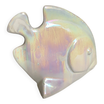 Iridescent white fish