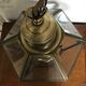 Vintage brass vestibule lantern