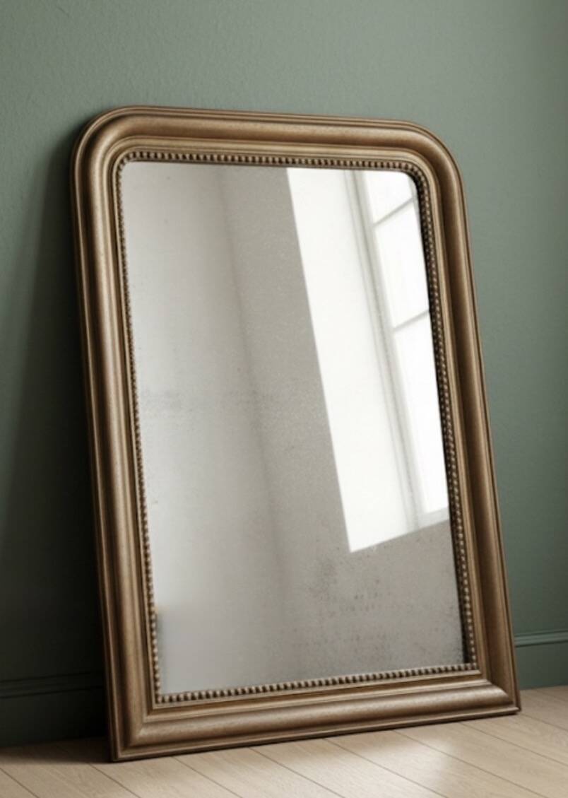 Large Louis-Philippe mirror 19th century - 80 x 107 cm
