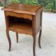 Louis XV wooden bedside table with drawer