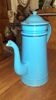 Blue email coffee maker