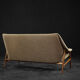 Vintage mid-century modern Scandinavian 2-seater brown fabric sofa Grace by Ikea, 1961.