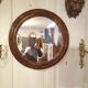 Rattan round mirror 65cm