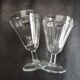 Suite de 9 anciens verres à vin de bistrot