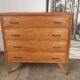 50's chest of drawers, compass feet