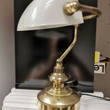 Small vintage desk lamp reading notary style