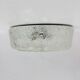 Mid-century Hillebrand iced glass ceiling lamp, 1970s