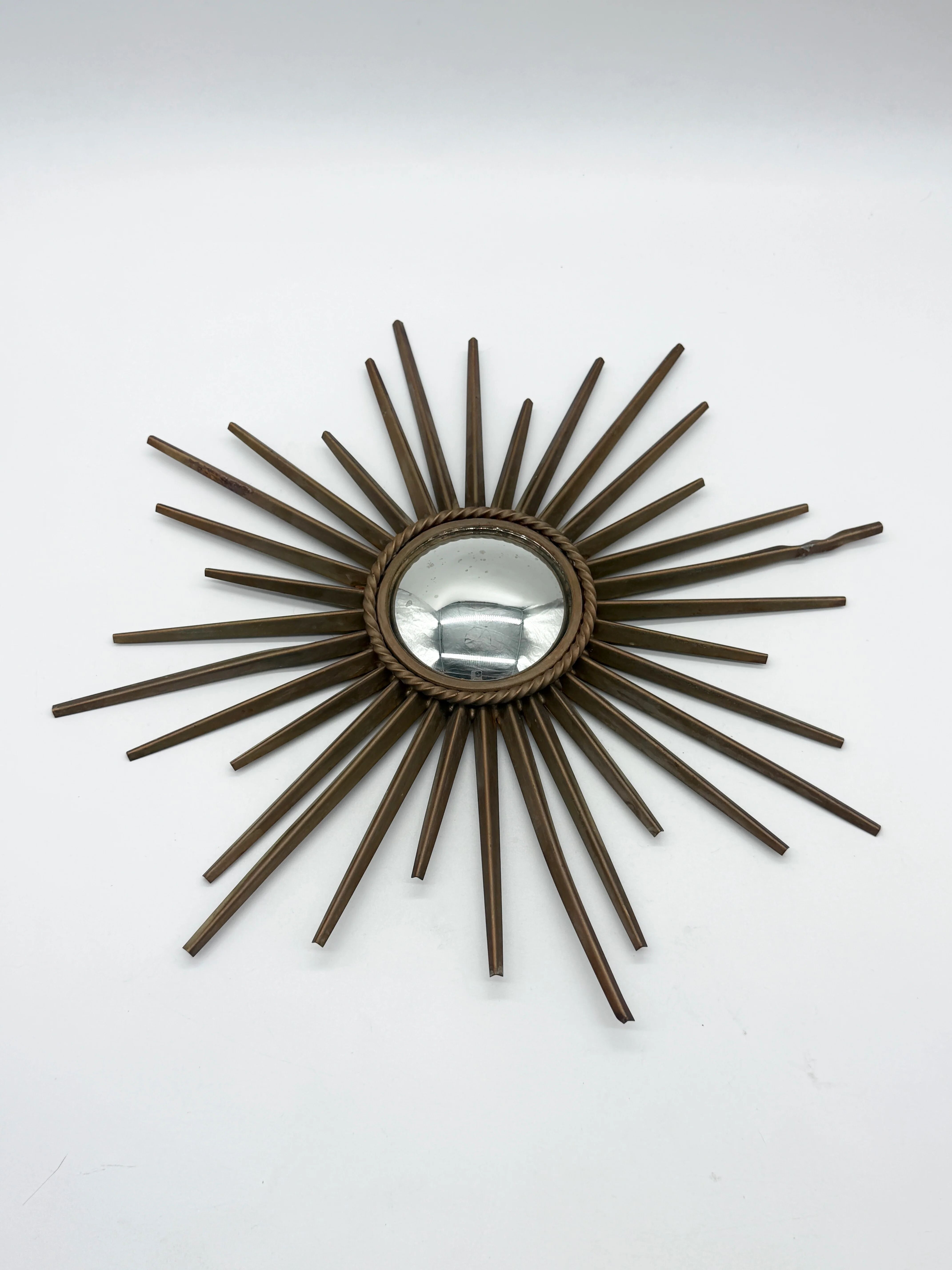 Miroir "Soleil" Chaty Vallauris, France, 1950s