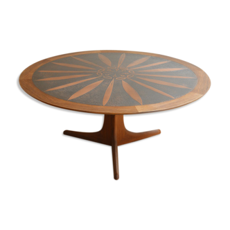 Side table round Ico & Louisa Parisi teak table