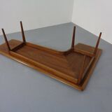 Large Danish Boomerang Teak Coffee Table, 1960s
