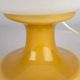 A blown glass table lamp in the Brussels style designed in the 1970s.