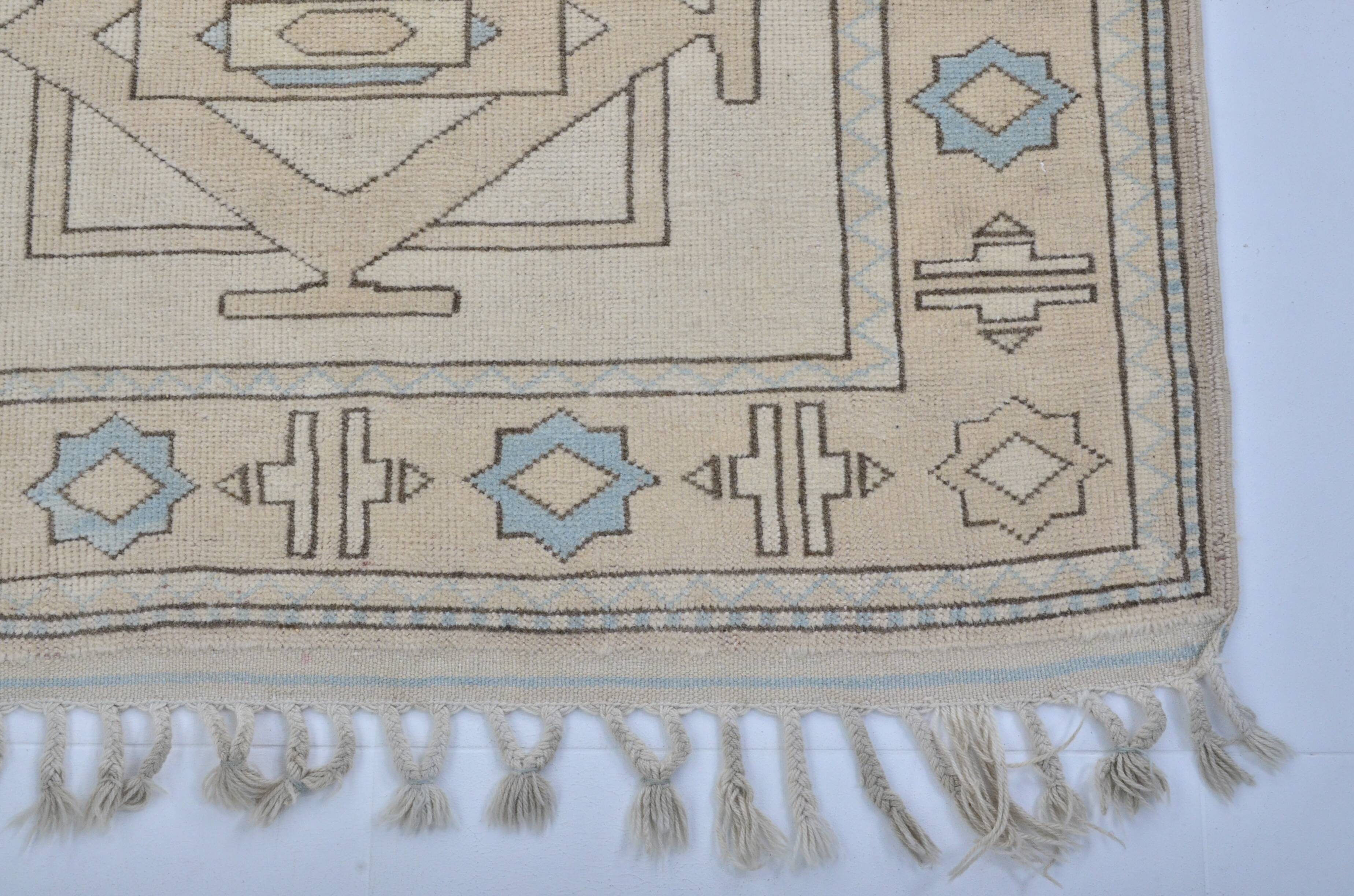 Turkish Oushak handmade rug sku 3594