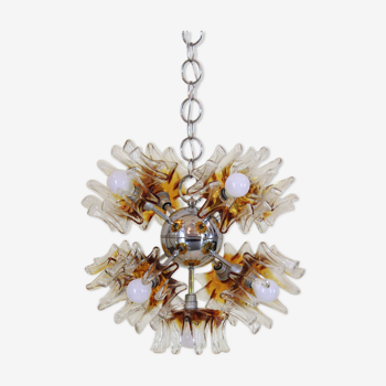 Sputnik vintage chandelier in Murano glass, 1970s Nason designer for Mazzega