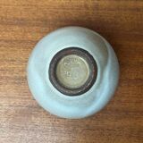 Mid-century German minimalist studio pottery vase by Hildegard and Peter Delius for Hamelner Kunsttöpferei, 1960s.