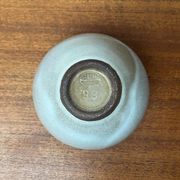 Mid-century German minimalist studio pottery vase by Hildegard and Peter Delius for Hamelner Kunsttöpferei, 1960s.