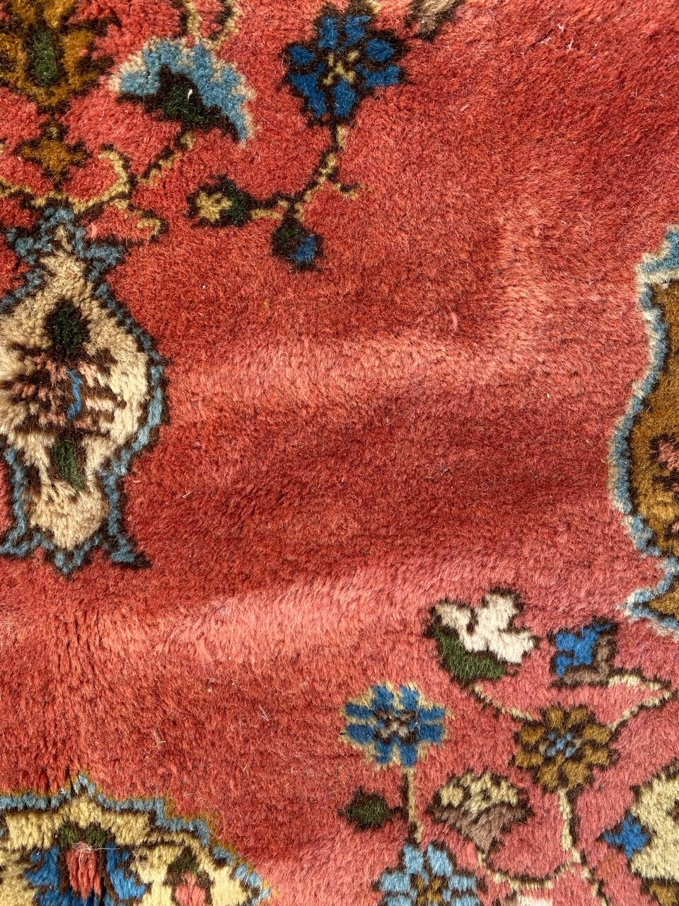 Large handmade vintage carpet Transylvania 198x298 cm