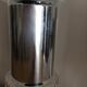 Pair of 70 years double wall light in chrome and glass