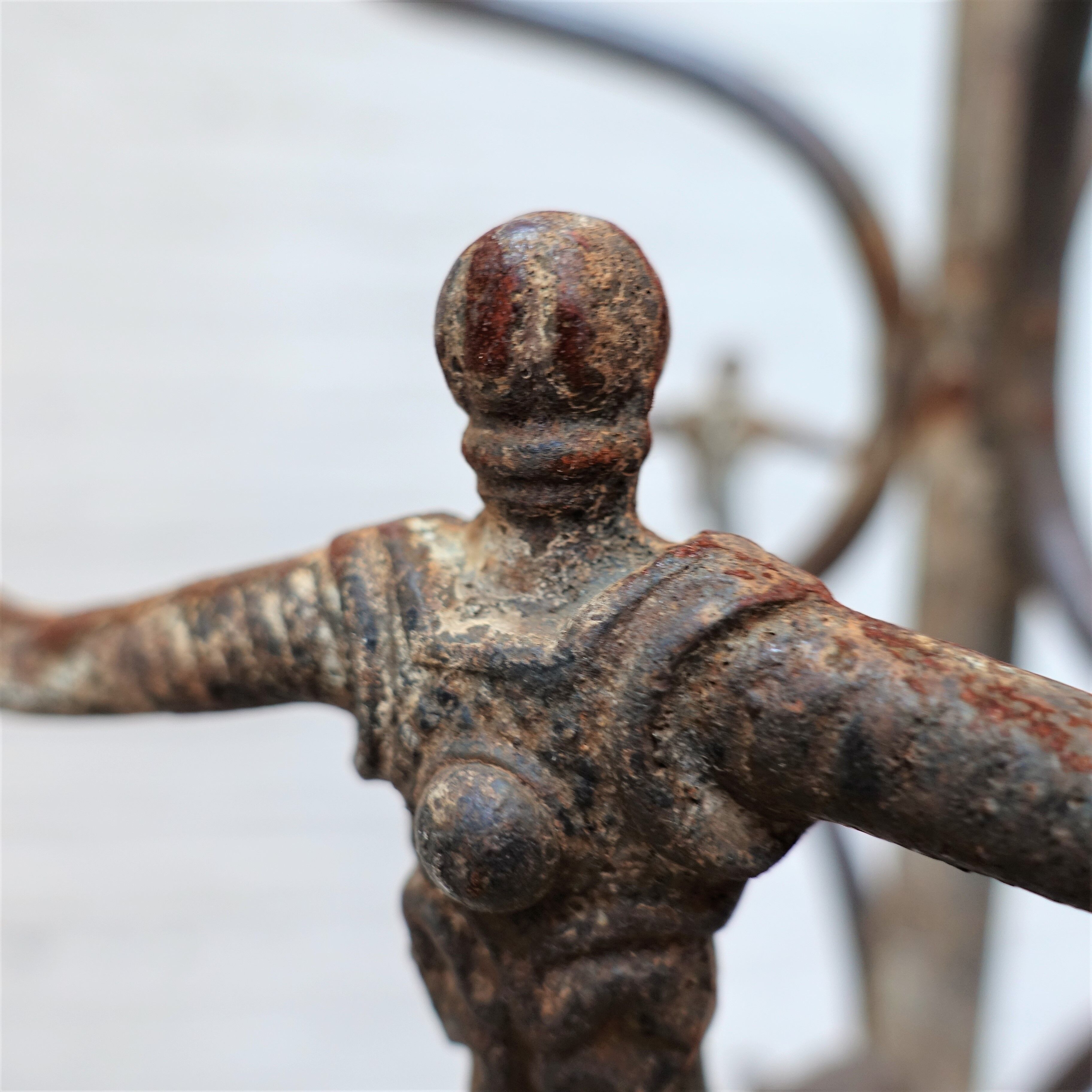 Vintage industrial coatrack