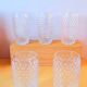 Set of bubble glasses