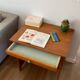 1950s vintage children's desk in light oak