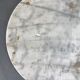 Marble and wrought iron bistro table