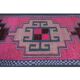1970s Vintage Turkish Oushak Diamond Wool Runner 98x334
