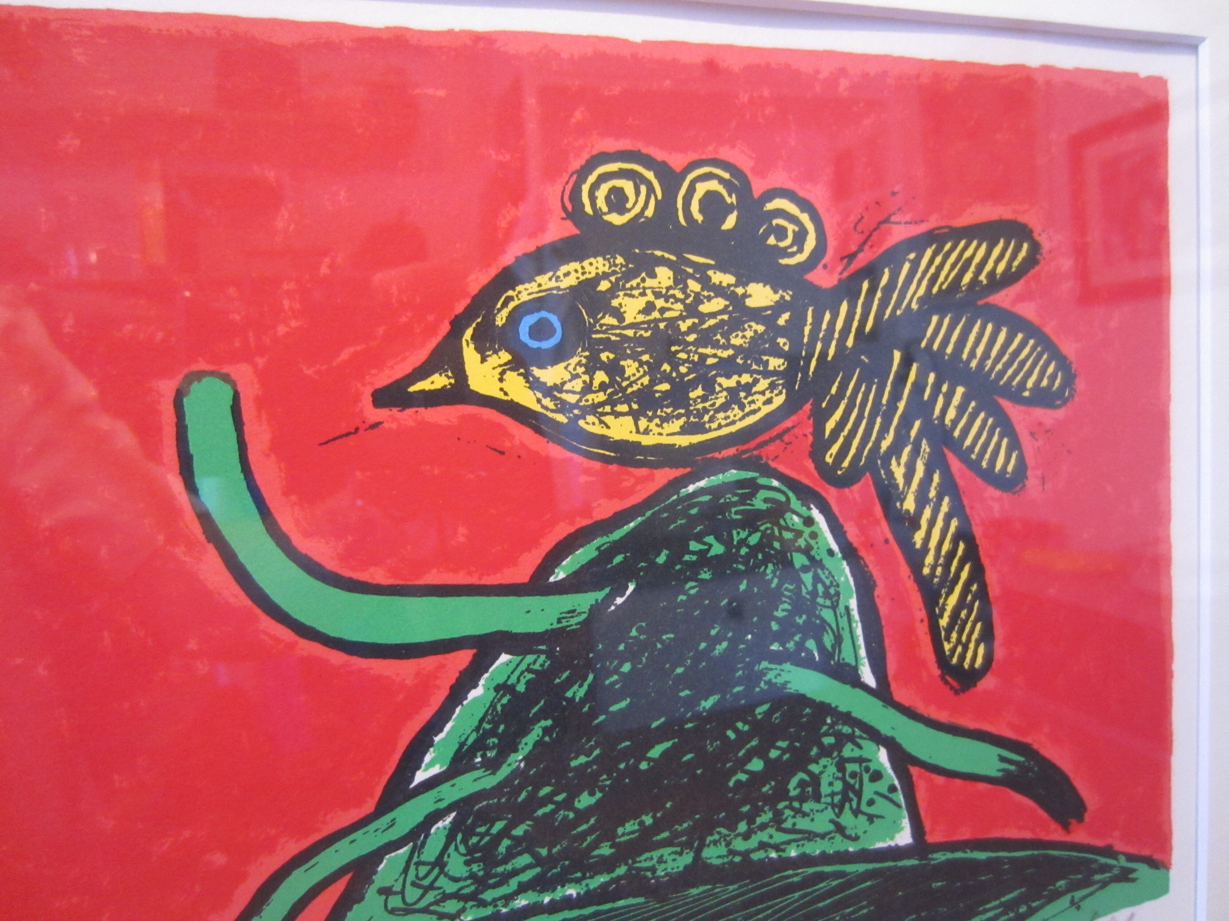 Lithograph signed and numbered by Beverloo Corneille 1991