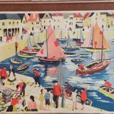 Vintage school poster