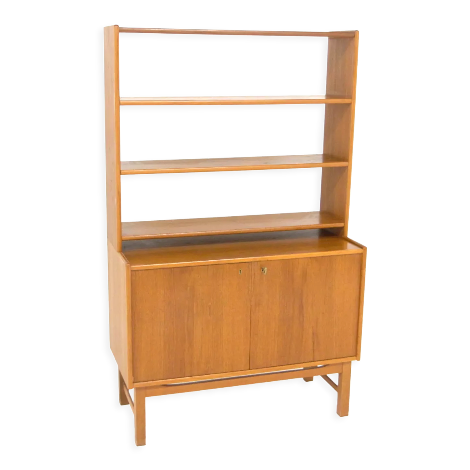 Scandinavian teak library, Afja, Tibro, Sweden, 1960