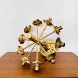 1 of 2 Brass Sputnik Flush Lamps by Kaiser Leuchten