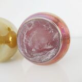 Set of two Murano glass vases