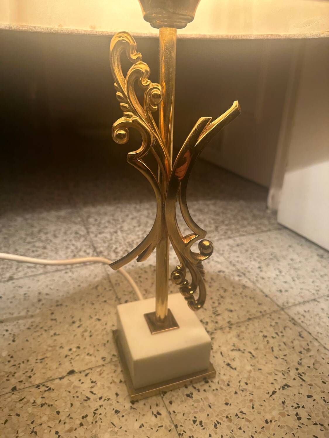 Naturalistic decorative lamp attributed to Maison Charles/Jansen.