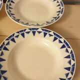 Six assiettes Gaston de Badonviller