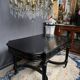 Dining room set consisting of a table and six chairs from the Napoleon III period.