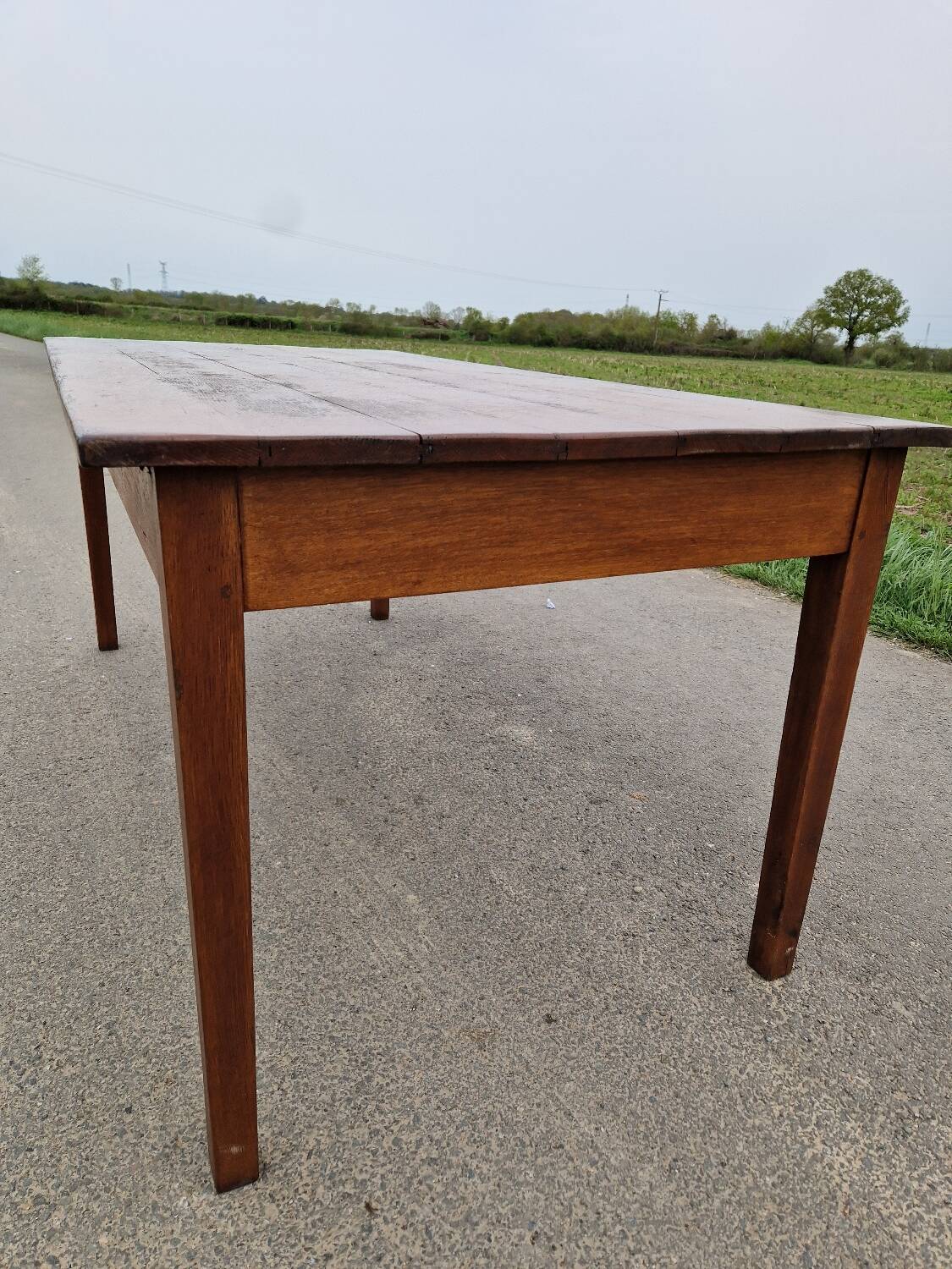 Solid farm table 1m70