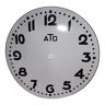 Enamelled station clock dial 40s