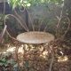 Duo of iron lawn chairs